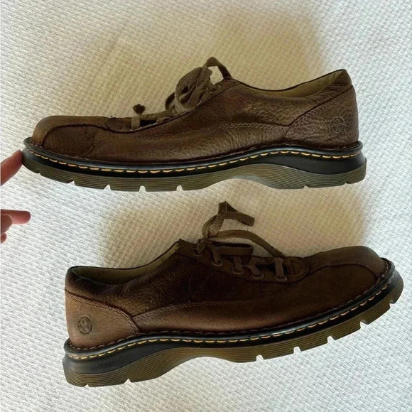 Dr. Martens Shoes Men’s 11 John pebbled leather Vintage y2k 90s 80s grunge - Picture 6 of 8